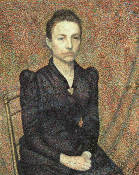 Portrait of Sister, Georges Lemmen